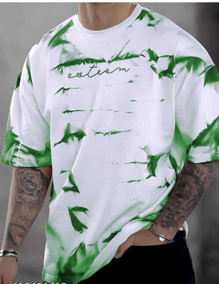 COPEHHI Printed Men Round Neck Green T-Shirt
