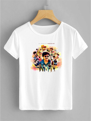 HamsaMART.com Casual Graphic Print Women White Top