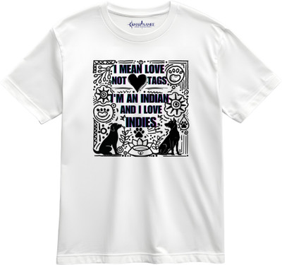 AMARAAMEE Graphic Print Men Round Neck White T-Shirt