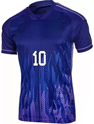 HOC Printed Men Round Neck Purple T-Shirt