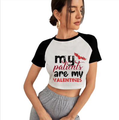 Neel fashio Printed Women Round Neck Black, White T-Shirt