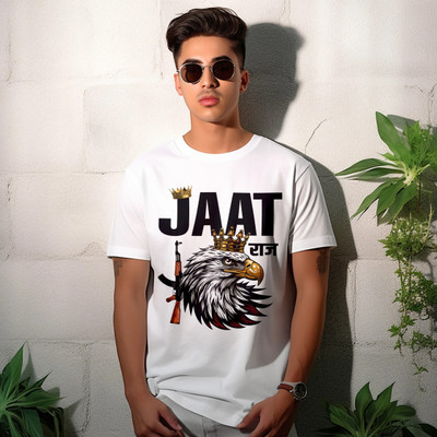 DAKU FASHION Printed Men Round Neck Multicolor T-Shirt