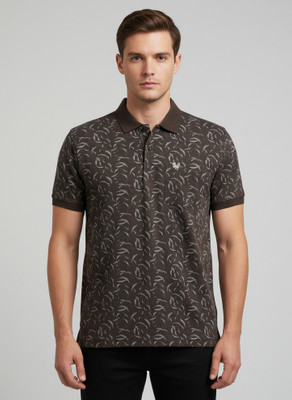FA21 CLOTHING Printed Men Polo Neck Multicolor T-Shirt