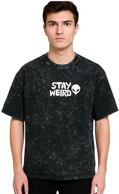 SKRATS Solid Women Round Neck Black T-Shirt