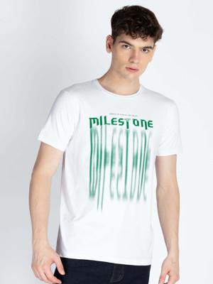 Status Quo Printed Men Round Neck White T-Shirt