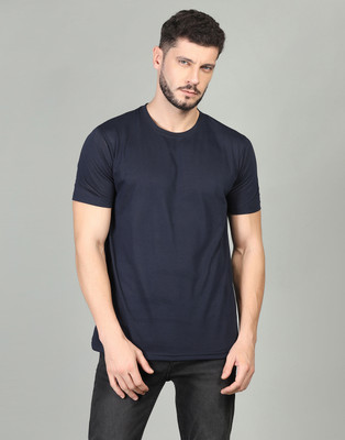INKKR Solid Men Round Neck Multicolor T-Shirt