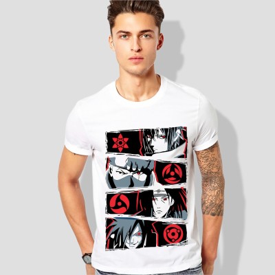 Wayup Anime Tshirt Printed Men Round Neck White T-Shirt