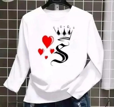 FASHNET FASHION Printed Men Round Neck White T-Shirt