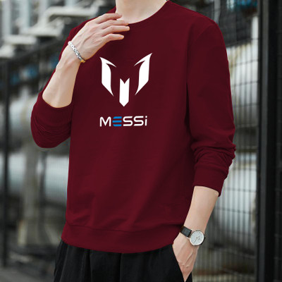 Manly Tees Printed Men Round Neck Maroon T-Shirt