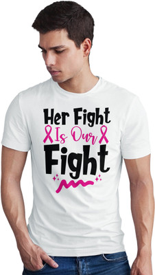 Seek Buy Love Printed Men Round Neck White T-Shirt