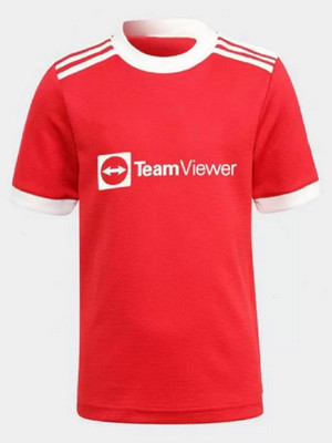 Thiva Typography Men Round Neck Red T-Shirt