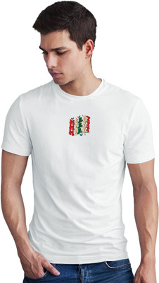 Seek Buy Love Printed Men Round Neck White T-Shirt