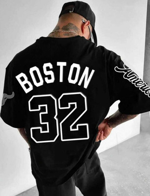 goodsign Printed Men Round Neck Black T-Shirt