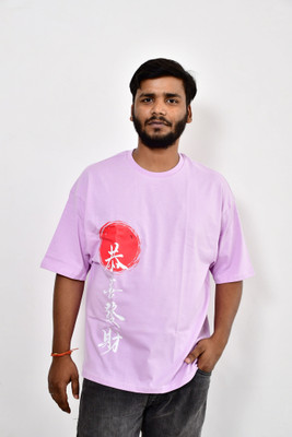 Scorpiaa Printed Men Round Neck Black T-Shirt