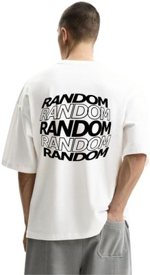 fashnobic Printed Men Round Neck White T-Shirt