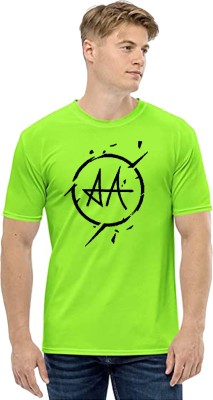 Deccan Store Graphic Print Men Round Neck Green T-Shirt