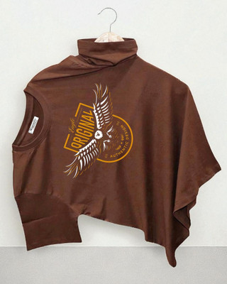 Magneto Printed Men Crew Neck Beige T-Shirt