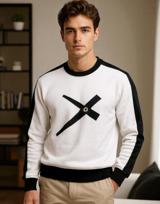 Autna Printed Men Round Neck White T-Shirt