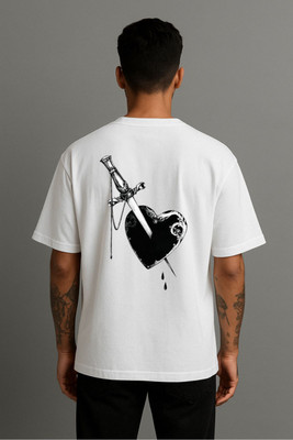 See Yaah Graphic Print Men Round Neck White T-Shirt