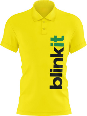 SSVERSATILE Printed Men Round Neck Yellow T-Shirt