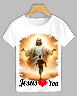 HamsaMART.com Graphic Print Men Round Neck White T-Shirt