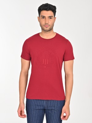 INDIAN TERRAIN Graphic Print Men Crew Neck Red T-Shirt