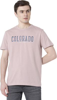 RED TAPE Graphic Print Men Round Neck Pink T-Shirt