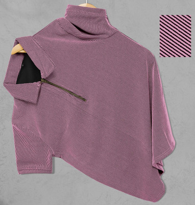 QUINTON Solid Men Polo Neck Pink T-Shirt