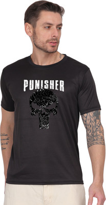 Atharva Trends Graphic Print Men Round Neck Black T-Shirt