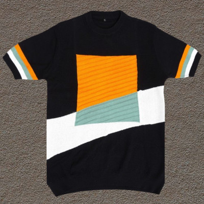 zanskar Solid Men Polo Neck Yellow T-Shirt