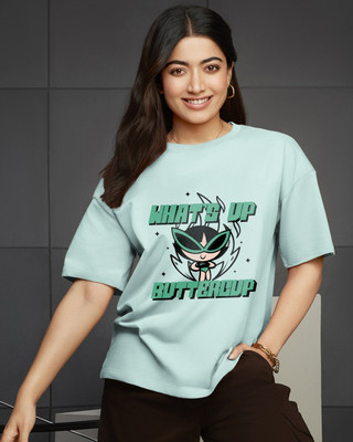 BEWAKOOF Graphic Print Women Round Neck Green T-Shirt