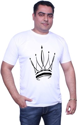 NITYANAND CREATION PVT LTD Graphic Print Men Round Neck White T-Shirt