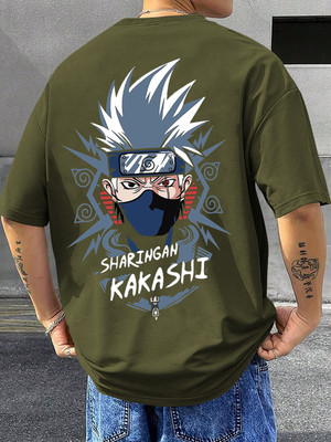 TeeBrozz Printed Men Round Neck Green T-Shirt