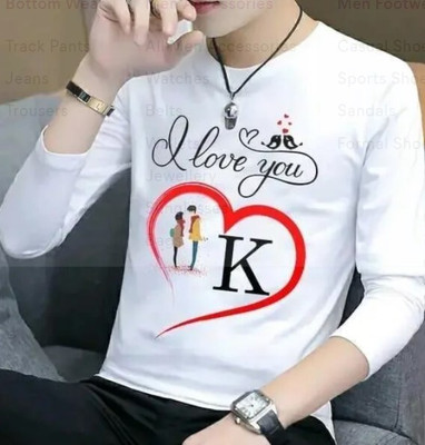 RCS Fashion Printed Men Round Neck White T-Shirt
