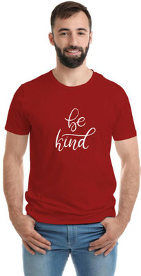 SmarTee Street Printed Men Round Neck Red T-Shirt