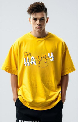 Goodsignn Printed Men Round Neck Blue T-Shirt