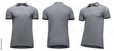 GoobyDooby Solid Men Polo Neck Grey T-Shirt