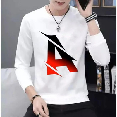 GPGARMNETS Printed Men Round Neck White T-Shirt