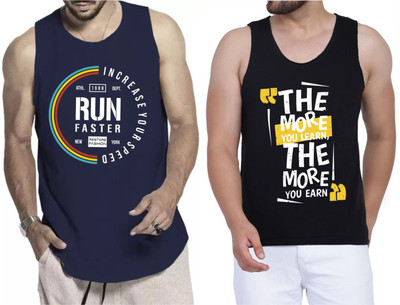 Restore Graphic Print Men Round Neck Blue, Black, Multicolor T-Shirt