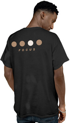 Fighterheero Printed Men Round Neck Grey T-Shirt