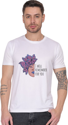 ARTI ARYA TREND Graphic Print Men Round Neck White T-Shirt
