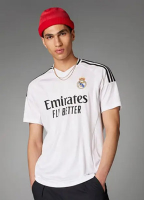 Thiva Printed Men Round Neck White T-Shirt