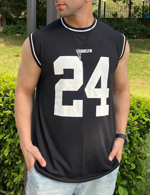 Kay Dee Graphic Print Men Round Neck Black T-Shirt