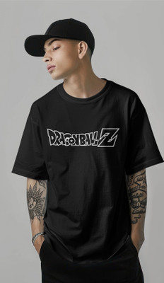 Harble Graphic Print Men Round Neck Black T-Shirt