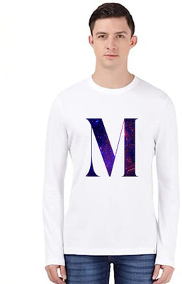 ALNIK Graphic Print Men Round Neck White T-Shirt