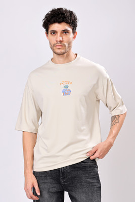 Stylox Printed Men Crew Neck Multicolor T-Shirt