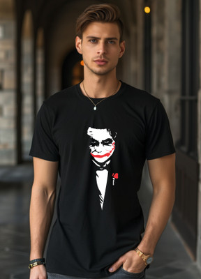 Uniplanet Store Graphic Print Men Round Neck Black T-Shirt