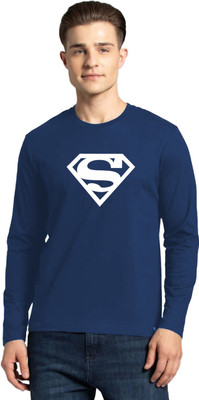 London Crew Printed Men Round Neck Navy Blue T-Shirt