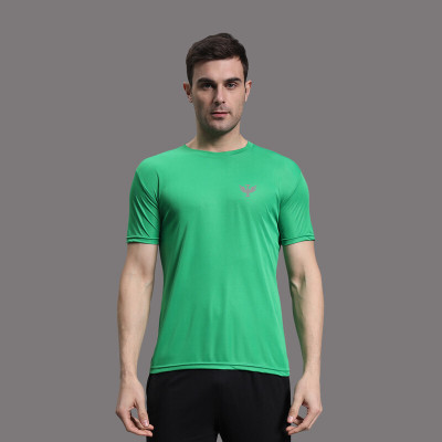 InkTees Solid Men Round Neck Green T-Shirt