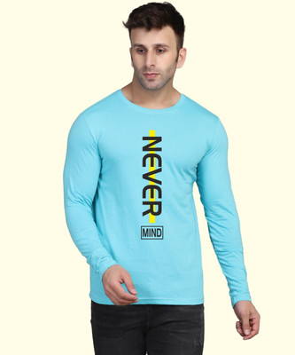 SLOWLORIS Typography Men Round Neck Multicolor T-Shirt